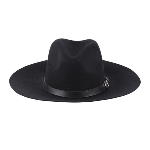 WOOL FELT BIG BRIM PANAMA HAT - Picture 2 of 2